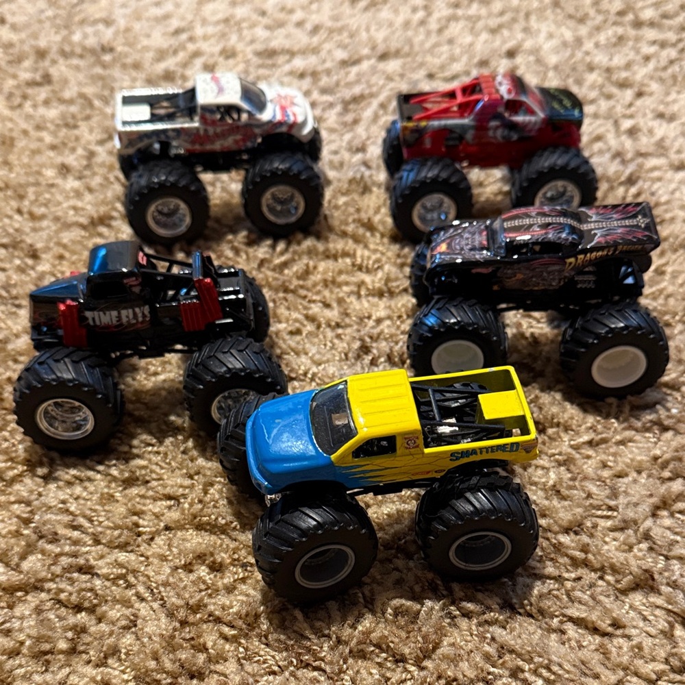 Monster Trucks - The Felon, Time Flys, Shattered, Medusa, Dragon’s Breath.